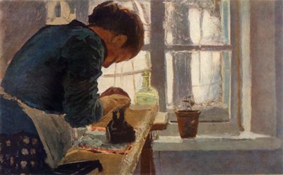 "The Washerwoman", 1800-luvun loppu, 1965. tekijältä Elena Dmitrievna Polenova