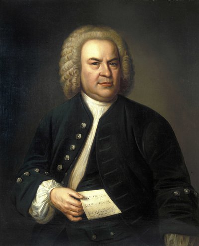 Jean Sebastien Bachin muotokuva (Johann Sebastian Bach tekijältä Elias Gottleib (after) Haussmann