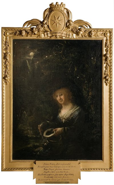 Maria Gyllenstierna von Lundholm (1716-1783), Baronin, verheiratet mit dem Ratsherrn Baron Esbjörn Kristian Reuterholm tekijältä Elias Martin