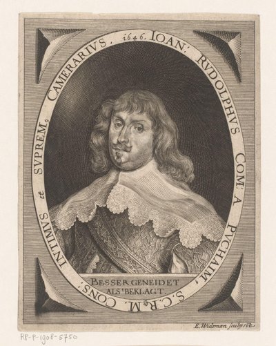 Johann Rudolph von Puchaimin muotokuva tekijältä Elias Widemann