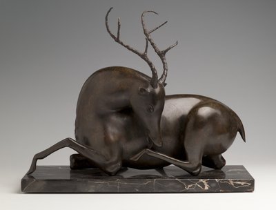 Lepohirvi, c. 1915 tekijältä Elie Nadelman
