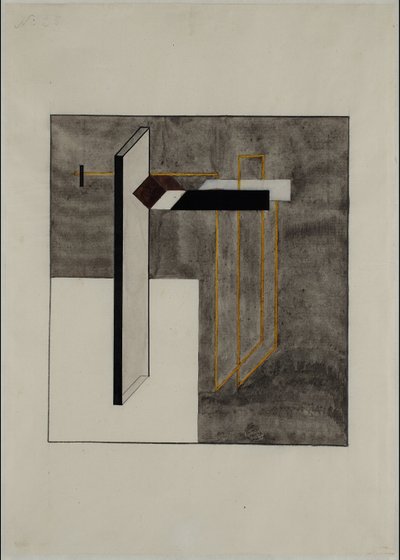 Proun 4B tekijältä Eliezer Markowich Lissitzky