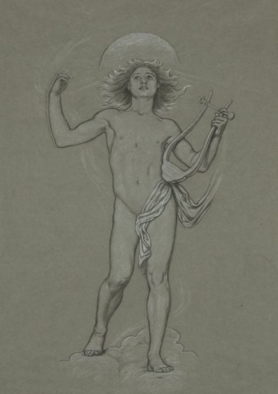 Tutkimus Apollon hahmosta, 60 tutkimuksesta Huntingtonin kattoa varten (1926.80) tekijältä Elihu Vedder