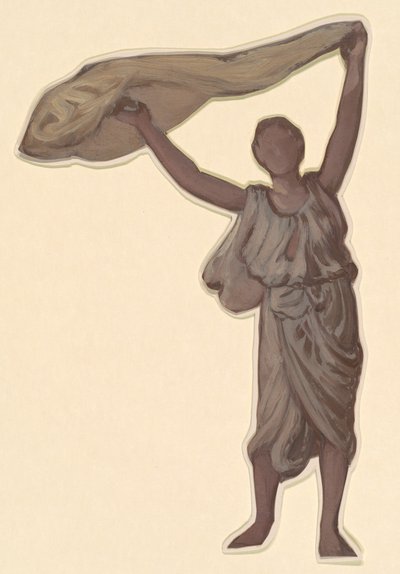 Tutkimus kreikkalaisten tyttöjen kylpemisestä, n. 1872. tekijältä Elihu Vedder