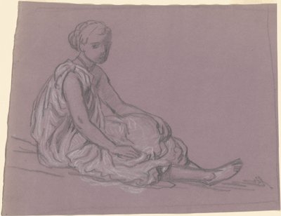 Tutkimus kreikkalaisten tyttöjen kylpemisestä, n. 1872. tekijältä Elihu Vedder