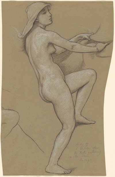 Study for The Fates Gathering in the Stars, c. 1884-1887. tekijältä Elihu Vedder