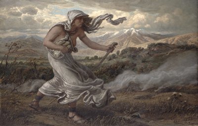 Kuuman sibylla, 1876 tekijältä Elihu Vedder