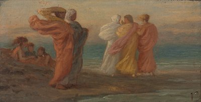 Musiikkijuhlat, c. 1875. tekijältä Elihu Vedder