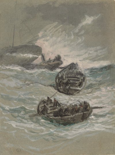 Haaksirikko, c. 1880. tekijältä Elihu Vedder