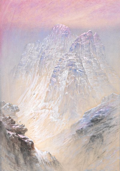 Sasso di Pelmo nähtynä St. Luziasta, Tirolista tekijältä Elijah Walton
