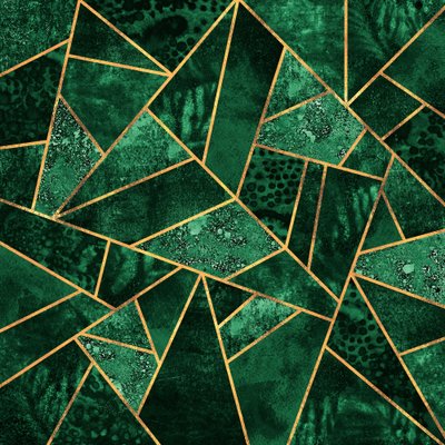 Emerald Gold Geometric tekijältä Elisabeth Fredriksson