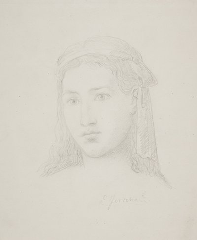 Naisen pää tekijältä Elisabeth Jerichau-Baumann