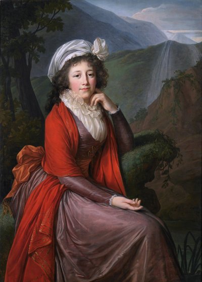 Kreivitär Maria Theresia Bucquoi, o.s. Parr, muotokuva tekijältä Élisabeth Louise Vigée Le Brun