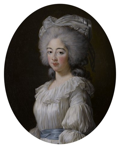 Provencen kreivittären Marie Joséphine Savoijin (1753-1810) muotokuva. tekijältä Élisabeth Louise Vigée Le Brun