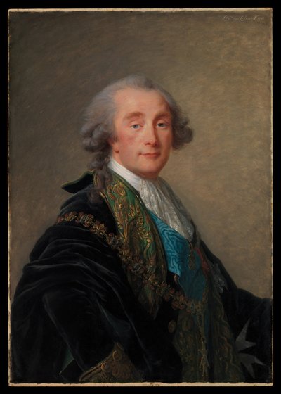 Alexander Charles Emmanuel de Crussol-Florensac (1743–1815) tekijältä Elisabeth Louise Vigee Lebrun