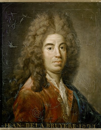 Jean de LA BRUYERE, muotokuva. 1775 (öljy kankaalle) tekijältä Elisabeth Louise Vigee Lebrun