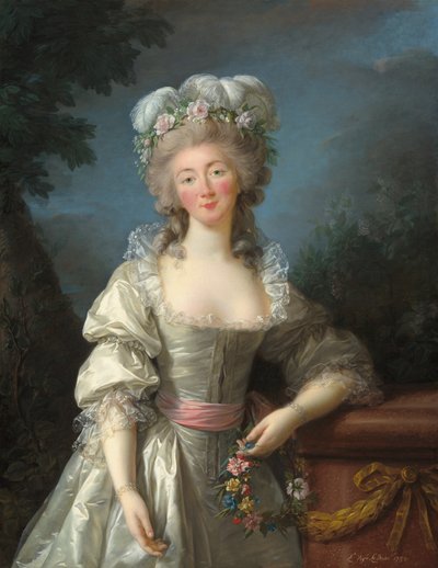 Madame du Barryn muotokuva tekijältä Elisabeth Louise Vigee Lebrun