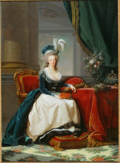 Queen Marie-Antoinette tekijältä Elisabeth Louise Vigee-Lebrun