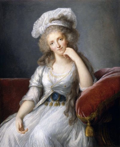 Louise Marie Adelaide de Bourbon-Penthièvre, Orléansin herttuatar tekijältä Elisabeth Louise Vigee Lebrun