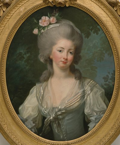 Croyn prinsessa Ernestine-Frederiquen muotokuva. tekijältä Elisabeth Louise Vigee Lebrun
