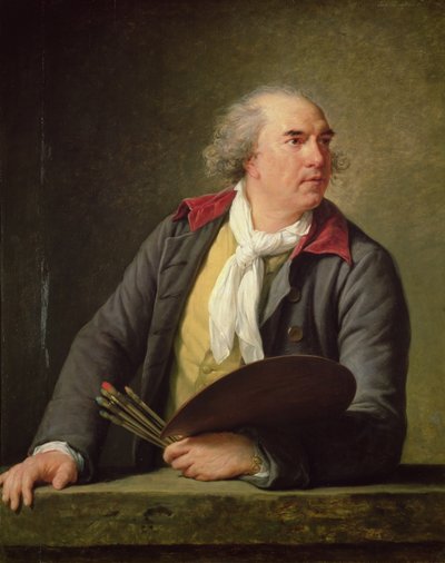 Hubert Robertin (1733-1808) muotokuva 1788 (öljy paneelille) tekijältä Elisabeth Louise Vigee Lebrun