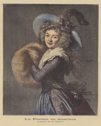 Lady with the Muff tekijältä Elisabeth Louise Vigee Lebrun