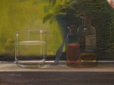 Haavoittunut tanskalainen sotilas, yksityiskohta tekijältä Elisabeth Maria Anna Jerichau-Baumann