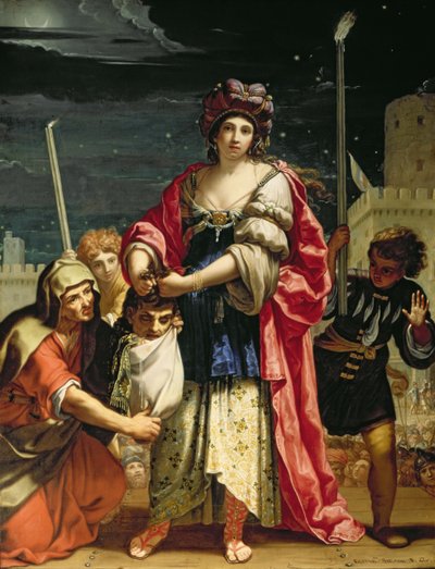Judith Holofernesin pään kanssa tekijältä Elisabetta Sirani