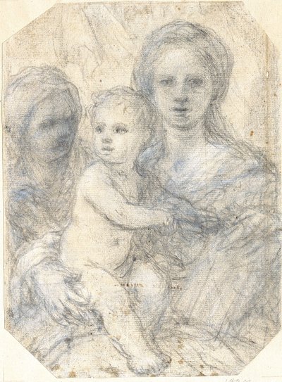 Madonna ja lapsi tekijältä Elisabetta Sirani