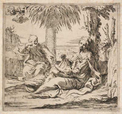 Lepo pakomatkalla Egyptiin tekijältä Elisabetta Sirani
