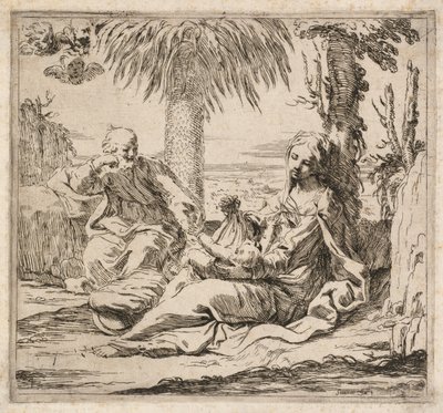 Lepää lennossa Egyptiin. tekijältä Elisabetta Sirani