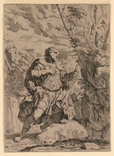 Pyhä Eustace tekijältä Elisabetta Sirani