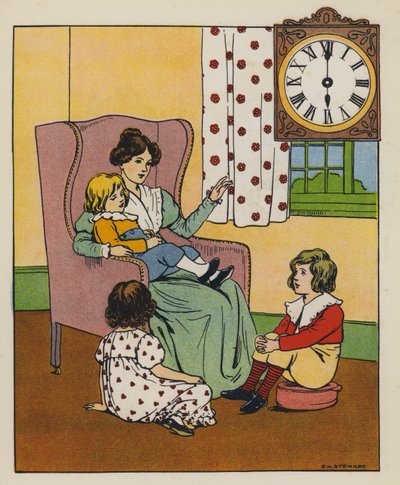 Tarinan aika (väri litho) tekijältä Elise H. Stewart