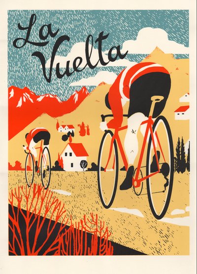 La Vuelta, 2015 (silmäpainatus) tekijältä Eliza Southwood