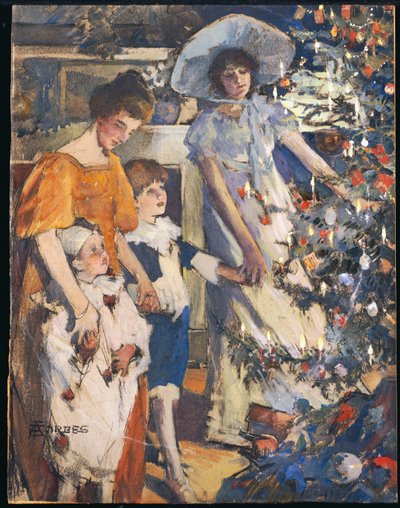 Joulukuusi tekijältä Elizabeth Adela Stanhope Forbes