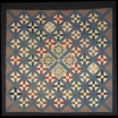 Piecework Autograph Cross Friendship Quilt tekijältä Elizabeth C. Loudenslager