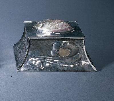 Inkwell (hopea kupari ja helmiäinen) tekijältä Elizabeth Eaton Burton
