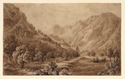 Simplon Road Bavenon ja Gravellonan välillä tekijältä Elizabeth Frances Batty