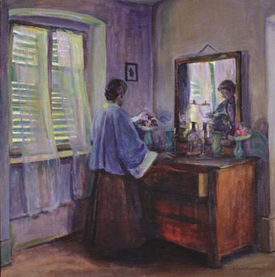 Suljetut ikkunaluukut (öljy kankaalle) tekijältä Elizabeth Nourse