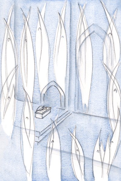 Kaikilla, jotka saavat elämän maan päällä, on enkelit ystävinään ja kumppaneinaan., 2000 (paperilla) tekijältä Elizabeth Wang