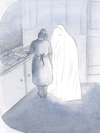 Kun näytin Marylle salaisimmat pelkoni, hän lohdutti minua yksinkertaisesti nojautumalla ja suutelemalla minua, 2000 (paperilla) tekijältä Elizabeth Wang
