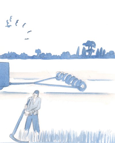 Kuten viljaa leikataan sirpillä tai koneella, niin missä tahansa, missä vilpittömät ihmiset rukoilevat Isälle Jeesuksen, Hänen Poikansa nimessä, tällainen rukous kunnioittaa Häntä, 2004 (paperilla) tekijältä Elizabeth Wang