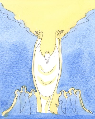 Koska Jeesus Kristus on niin Jumala kuin ihminen, ja läsnä keskuudessamme messussa, 2003 (paperilla) tekijältä Elizabeth Wang