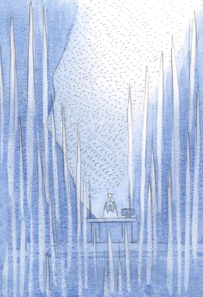 Palvojien ja enkelien lisäksi verho halkesi; tuhannet pyhät sielut ylistivät Isää Kristuksen kautta., 2001 (paperilla) tekijältä Elizabeth Wang