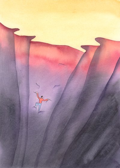 Vilpittömillä esirukouksillamme autamme pelastamaan kuolemansynnissä olevia sieluja, jotka, elleivät muutu, joutuvat helvettiin, 2004 (vesiväri paperille). tekijältä Elizabeth Wang