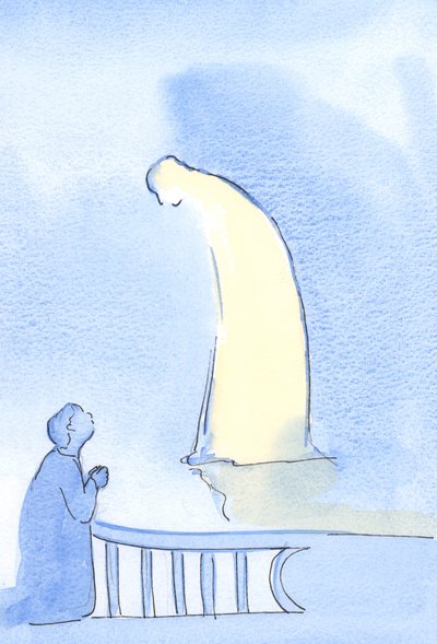 Kristus on hellä ja ystävällinen, kun käännymme Hänen puoleensa, 2002 (paperilla) tekijältä Elizabeth Wang