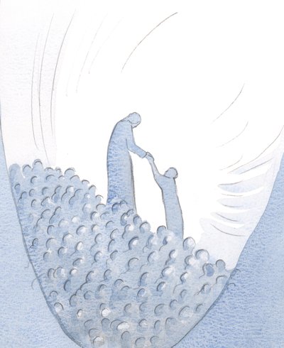 Kristus kohotti minut, liittyäkseni Hänen ylistysuhreihinsa Isän edessä, 2000 (paperilla) tekijältä Elizabeth Wang
