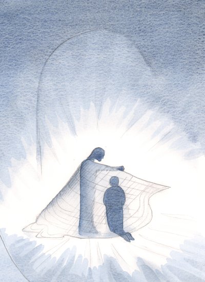 Kristus sai minut näkemään kultaisen viitta, jota käytän nyt, Hänen anteliaisuuttaan, 2000 (paperilla) tekijältä Elizabeth Wang