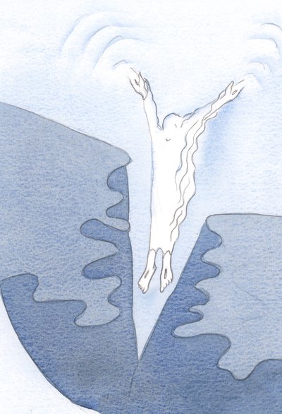 Kristus syöksyä moniin sydämiin yhteydessä, menee minne Hänet on kutsuttu, jopa hyväksyen välinpitämättömyyden., 2001 (paperilla) tekijältä Elizabeth Wang