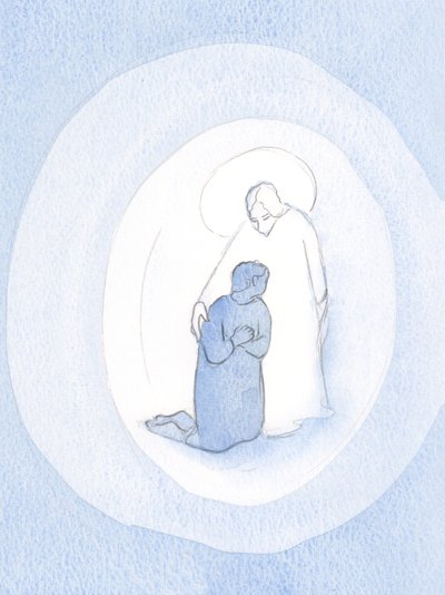 Kristus, joka kerran kärsi, lohduttaa niitä, jotka kärsivät vaikeuksia Hänen tähtensä, 2000 (paperilla) tekijältä Elizabeth Wang